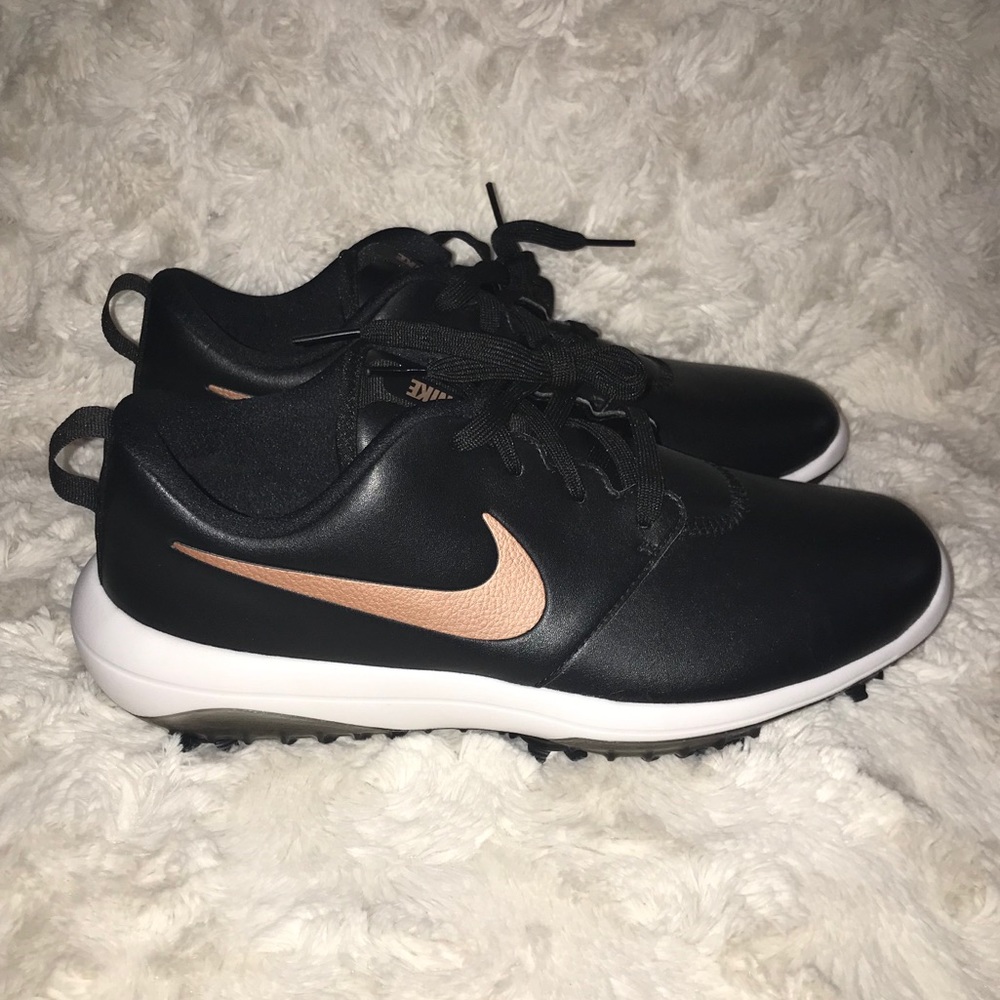 NIKE Roshe G Tour Golf Shoes Black Bronze